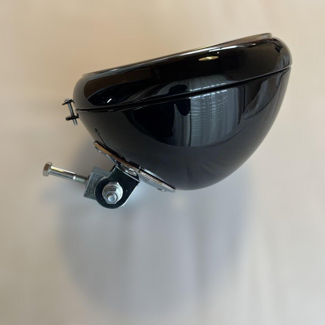 ハーレー　7インチ　ヘッドライトハウジング　グロスブラック