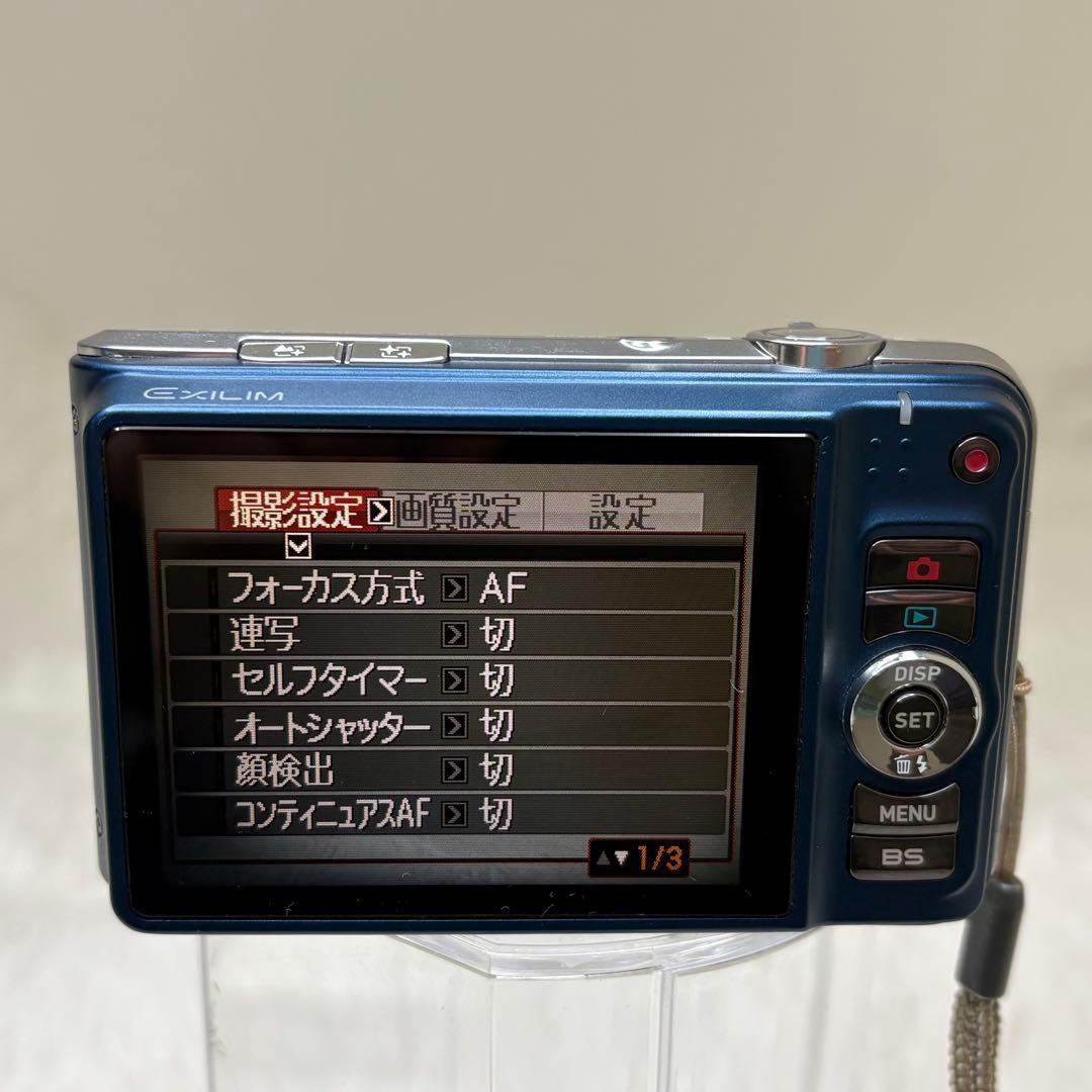 CASIO カメラ　EX-H10 充電器　ブルー　説明書 コンデジ　動作品