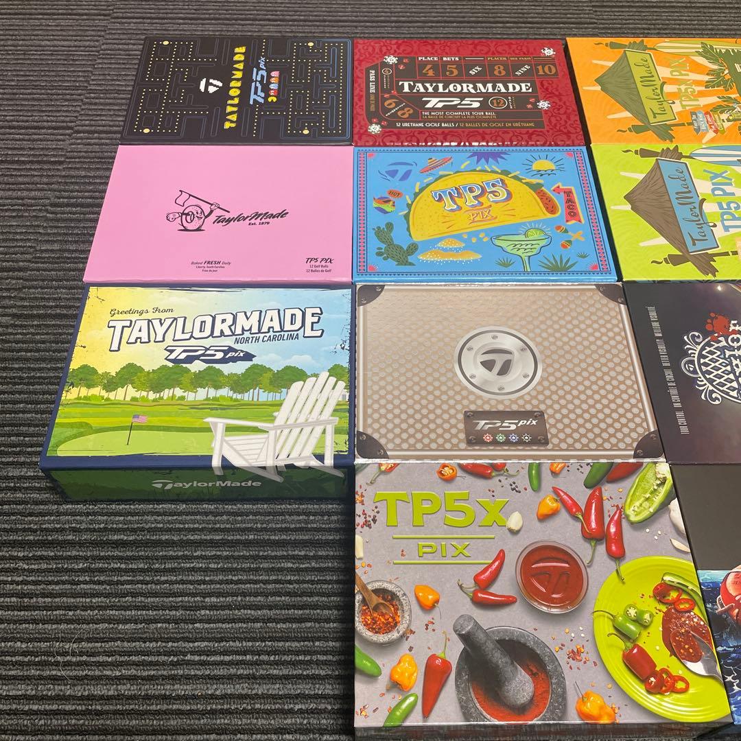 TaylorMade TP5 TP5x pix限定品ゴルフボール 全100球