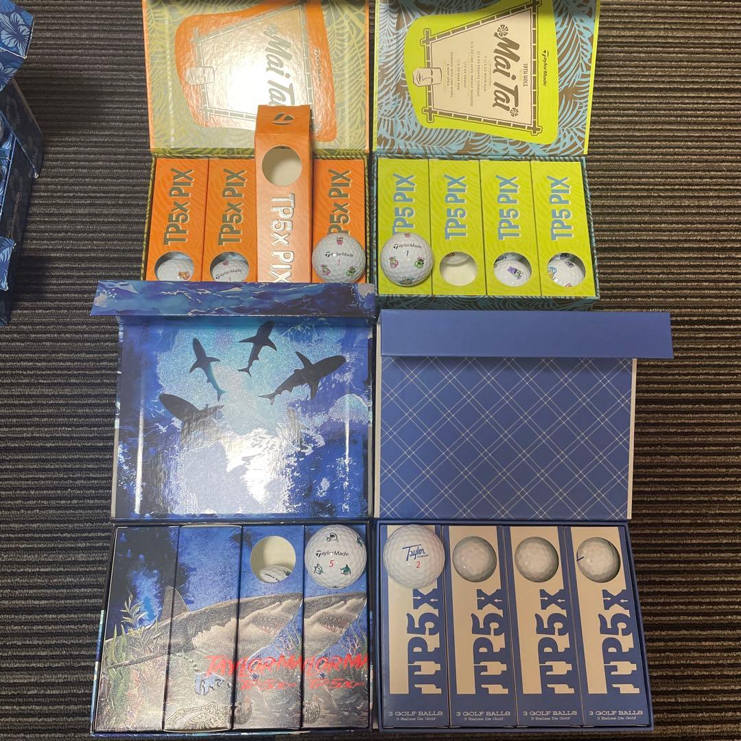 TaylorMade TP5 TP5x pix限定品ゴルフボール 全100球