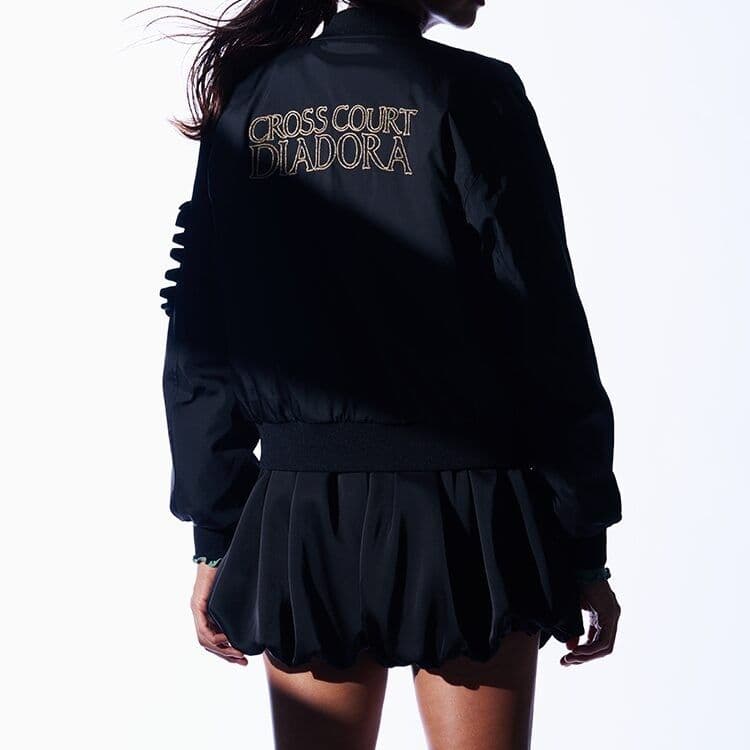 diadora ディアドラ バルーン ショートパンツ 黒 テニス スコート