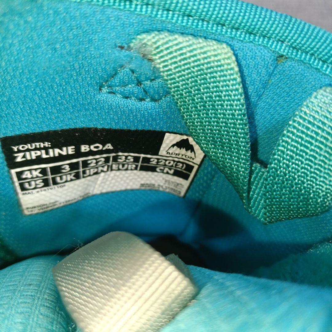 22cm 良■BURTON Zipline BOA　ジュニア　キッズ　子供