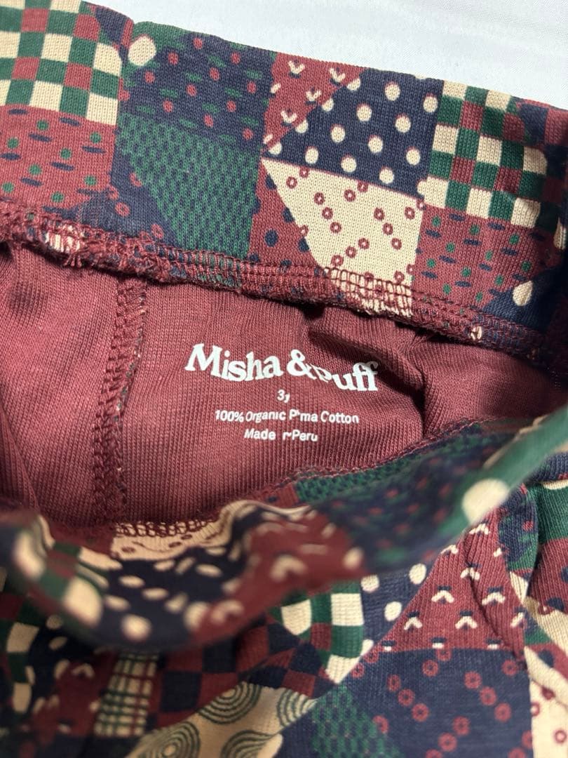 ボトムス・スパッツ misha&puff patchwork apant 3y