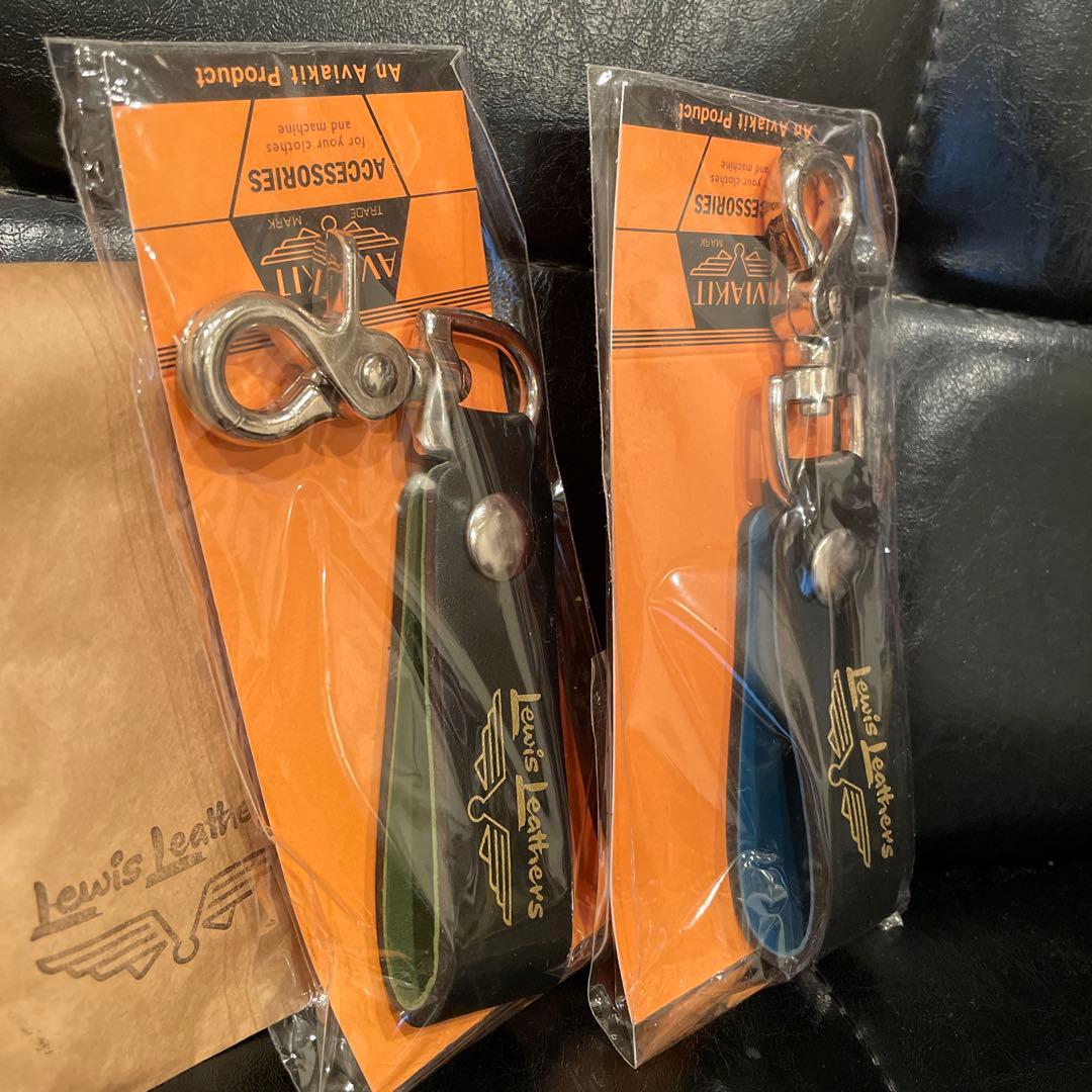 未開封 Lewis Leathers ルイスレザーズ キーホルダー 牛革