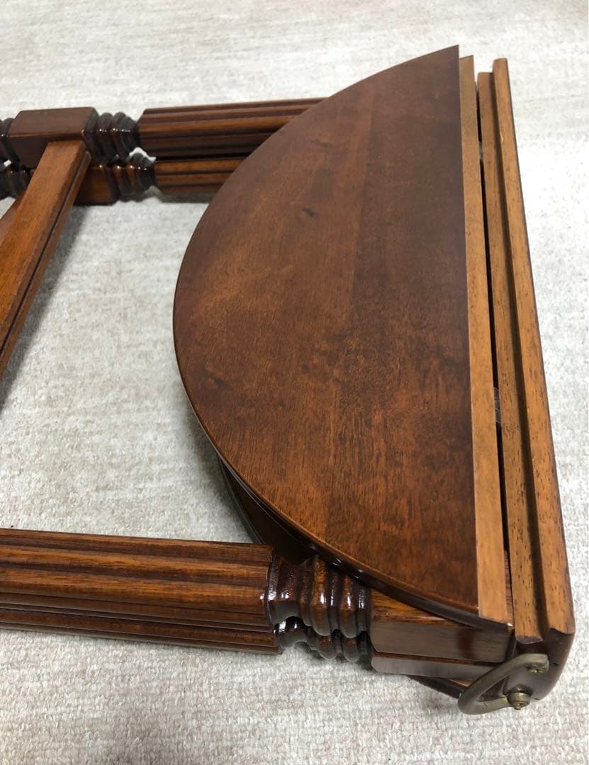 ネストテーブル　サイドテーブル　ドロップリーフ バタフライ　バラスターレッグ