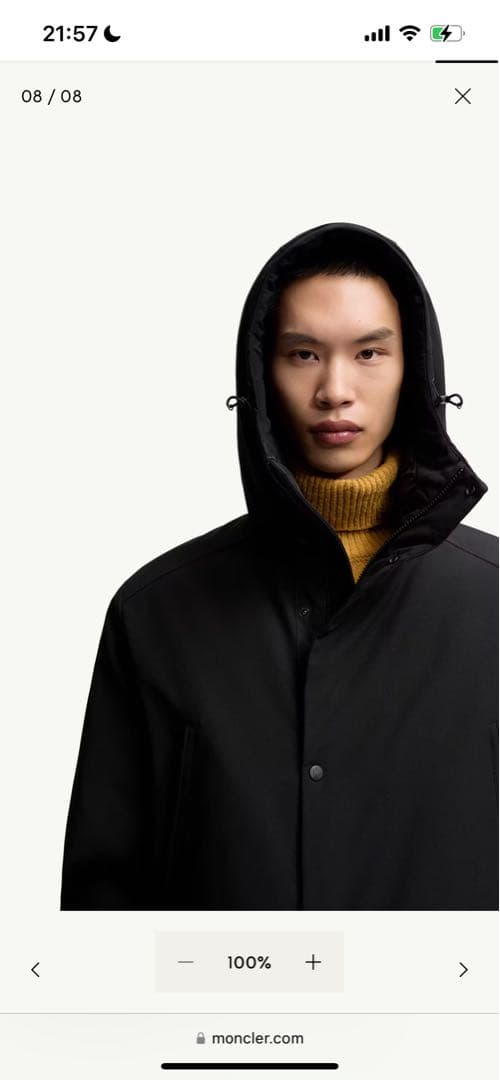 H*K様 定価45万25aw現行Livradois ミドル丈ダウンモンクレール