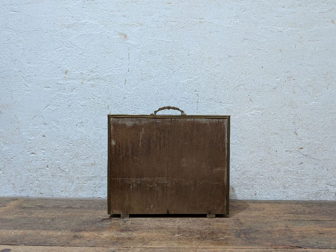 1129 イギリスアンティーク　マガジンラック　雑誌入れ　ケース　英国ビンテージ