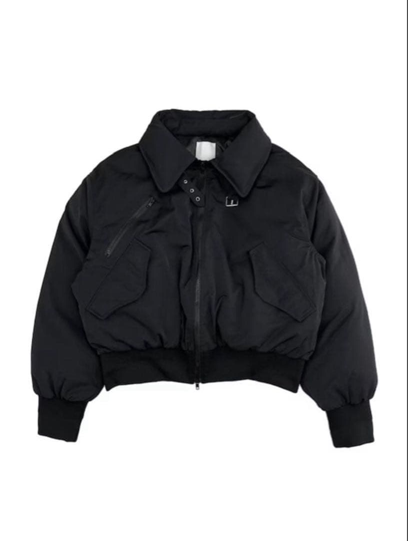 ジャケット・アウター Chikashitsu +O stand neck padding jacket