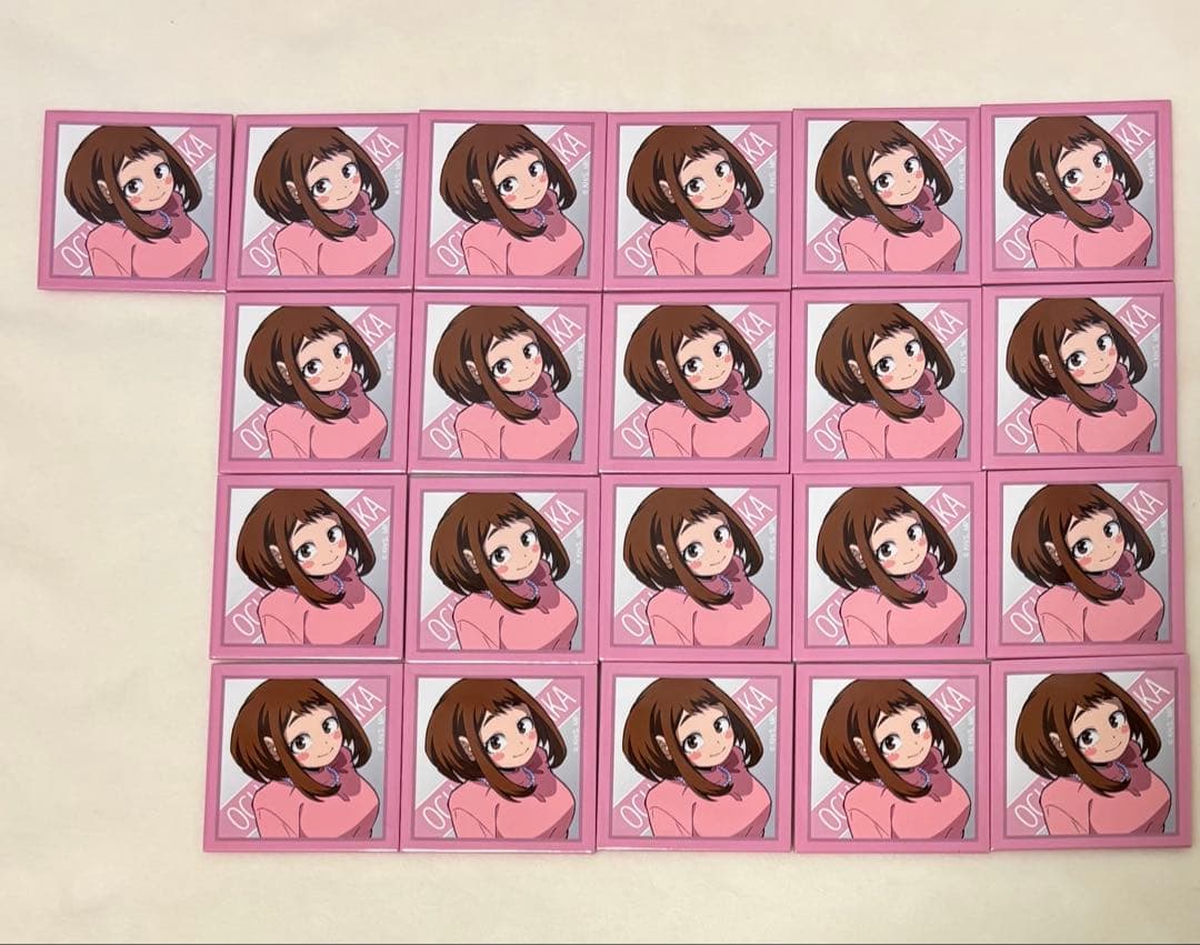 僕のヒーローアカデミア bones ひし形缶バッジ 麗日お茶子