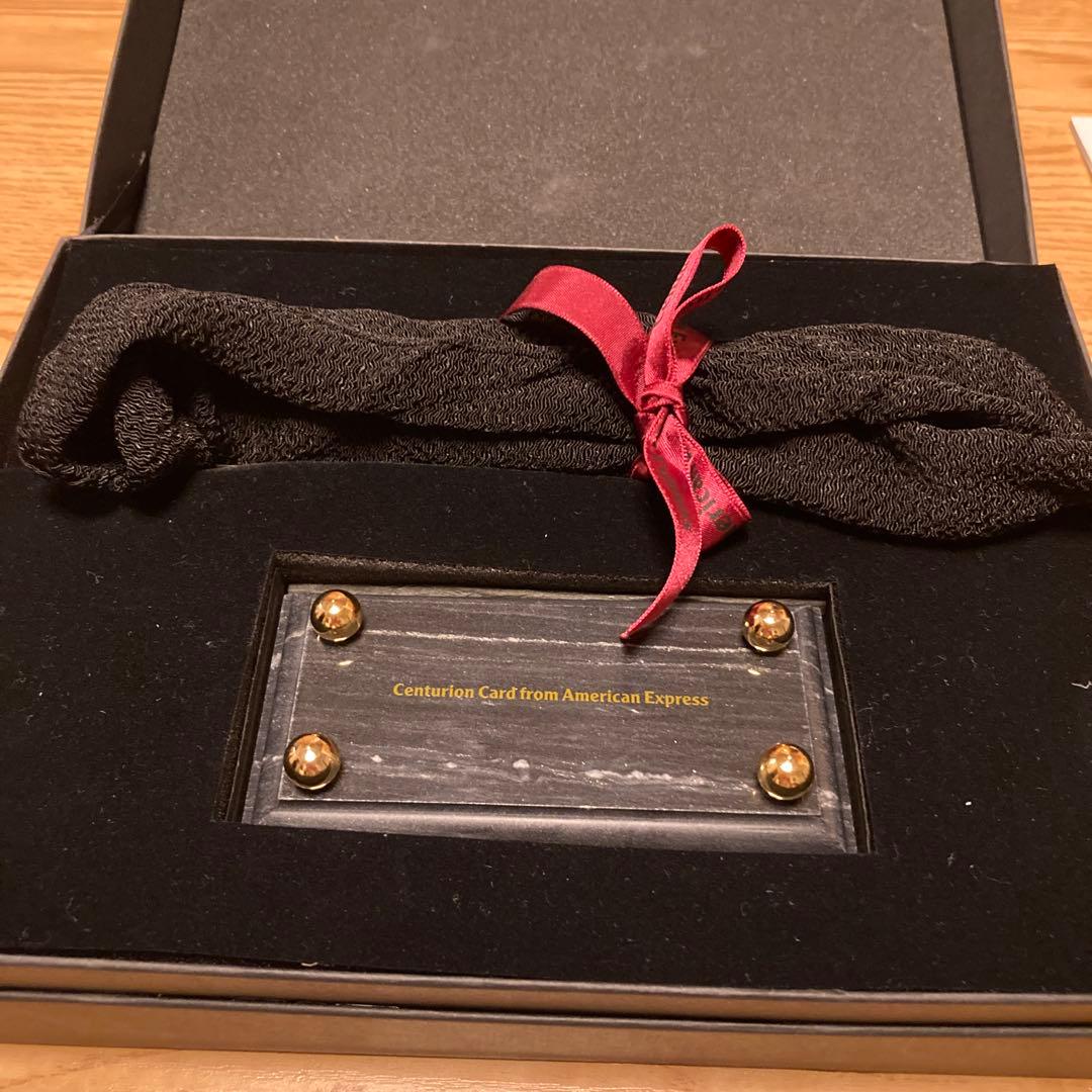 AMEXブラックセンチュリオンノベルティ万華鏡　大理石