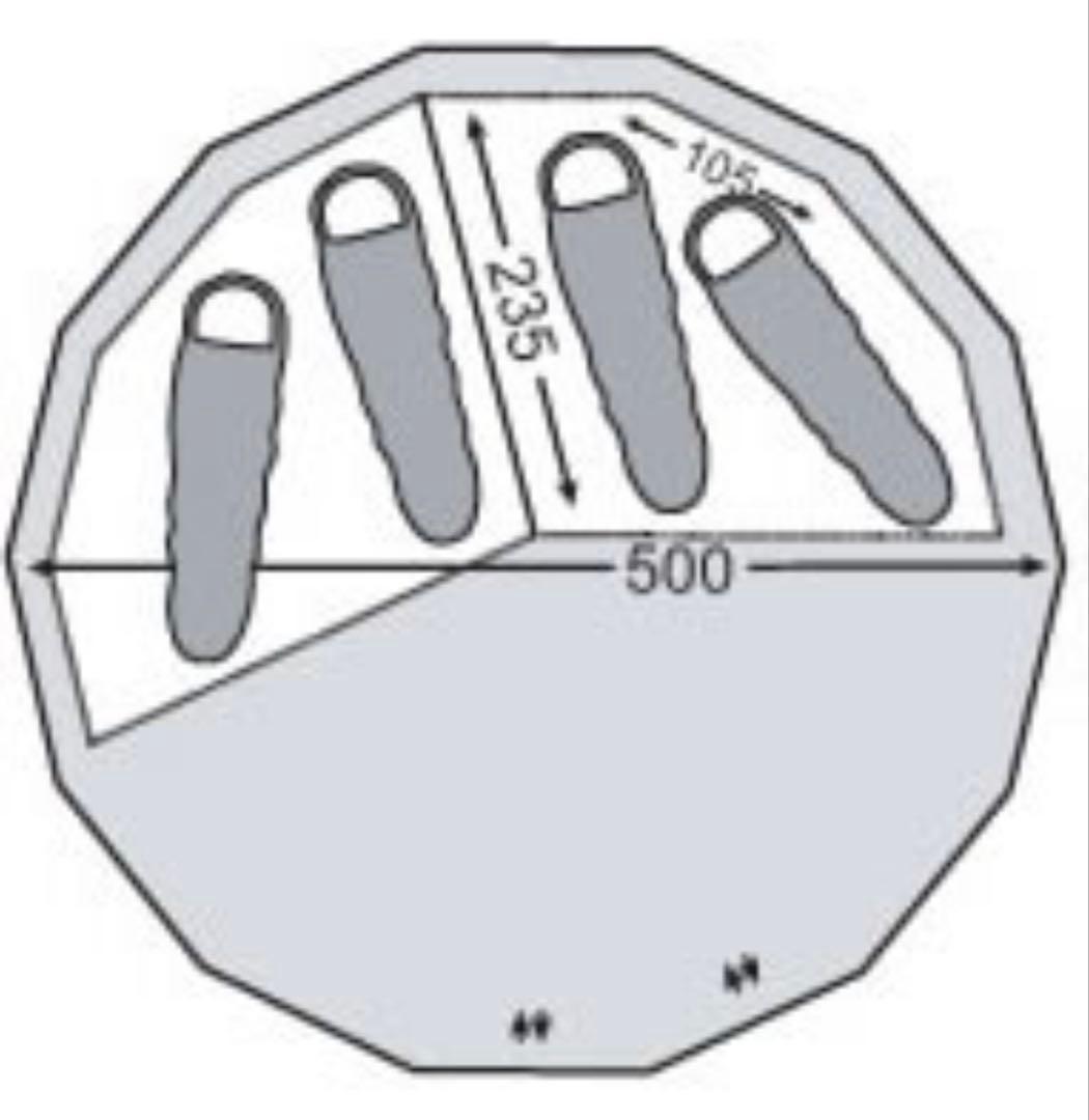 NORDISK Alfheim12.6 フロアシート