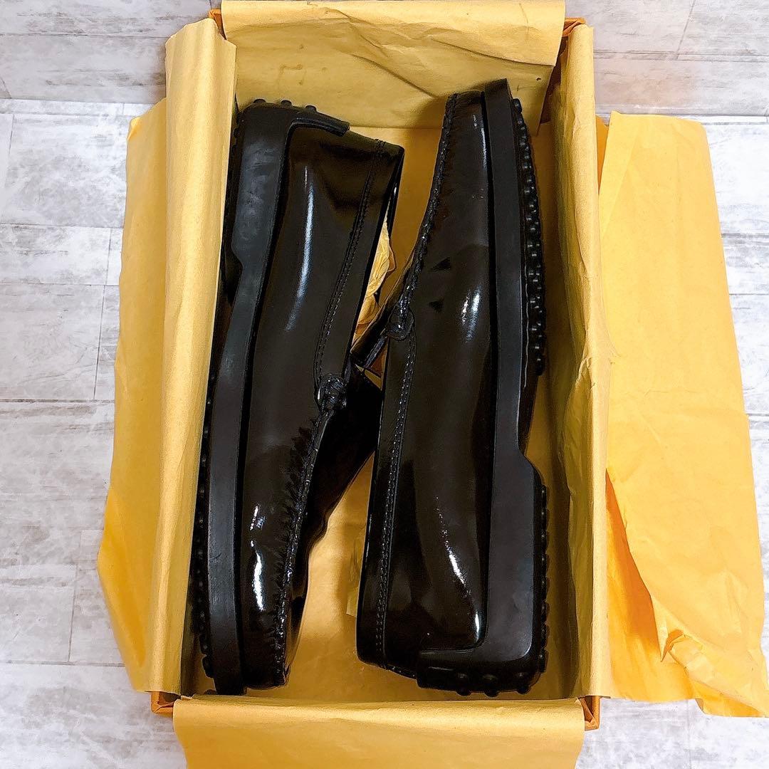 極美品✨TODS トッズ ゴンミーニ パテントレザー ローファー 箱付 25cm