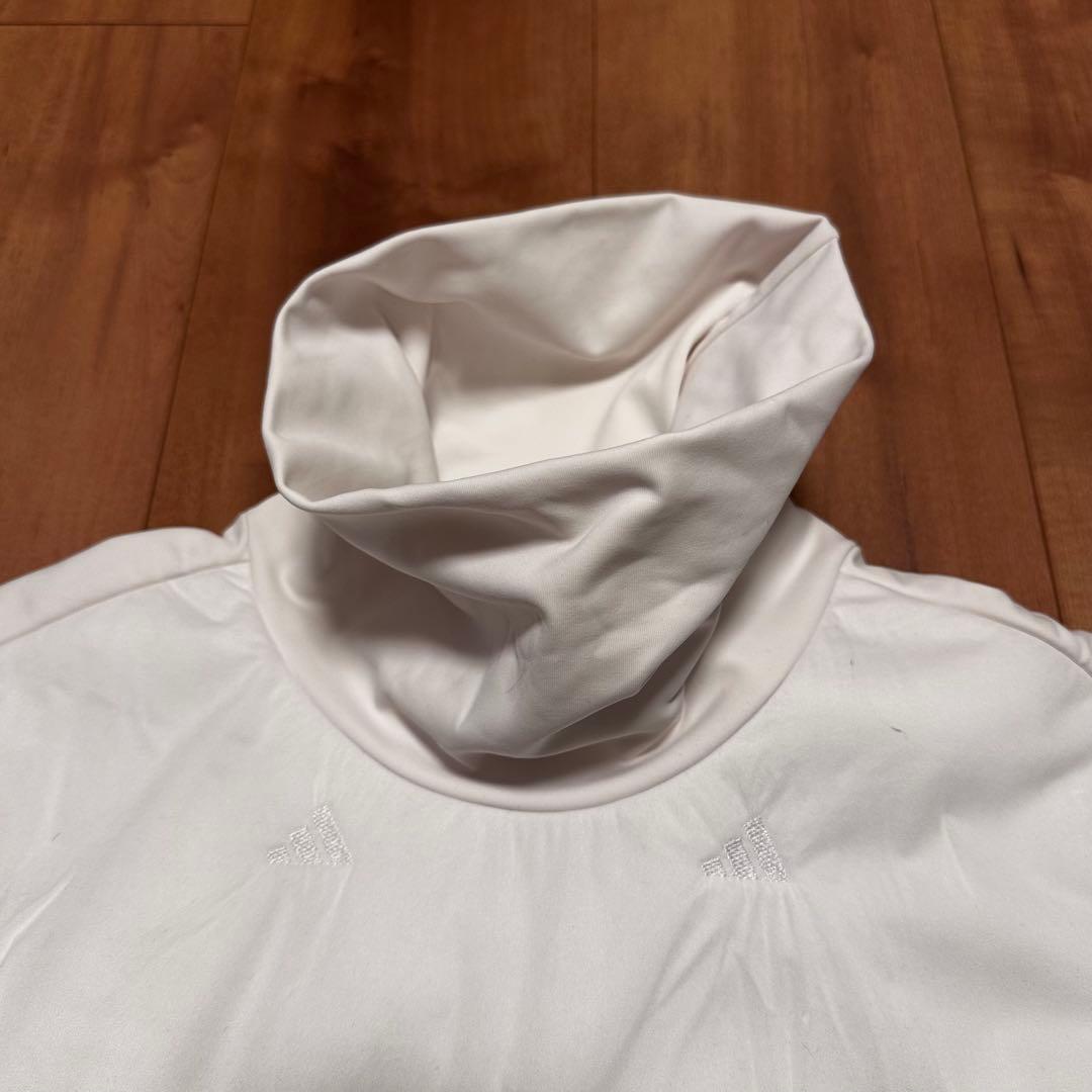 キルト生地　長袖モックネック　極暖　秋冬　真冬　防風　裏起毛　税込17,600