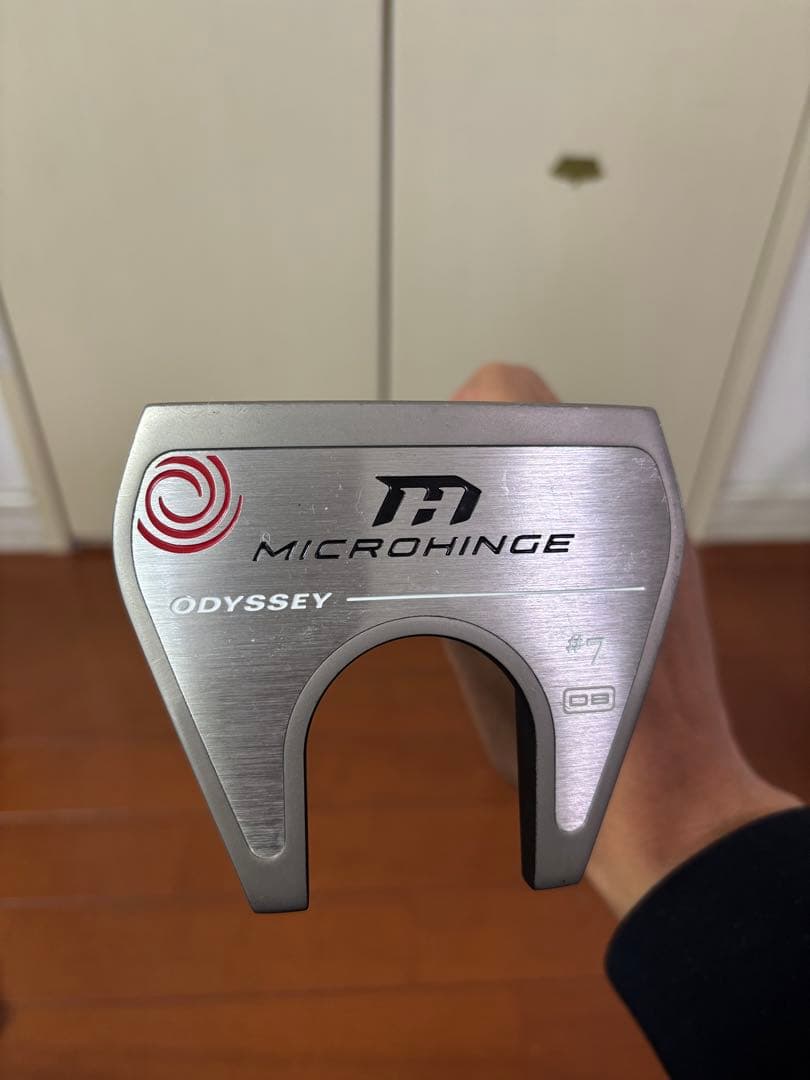 ODYSSEY MICROHINGE パター シルバー/ブラック
