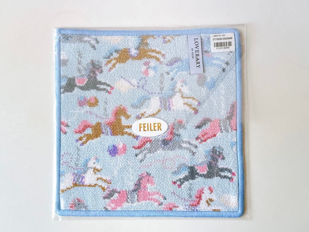 モクバ ハンカチ（ブルー）＆ハンカチポーチ（ピンク）