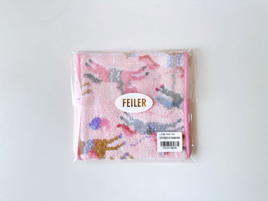 モクバ ハンカチ（ブルー）＆ハンカチポーチ（ピンク）