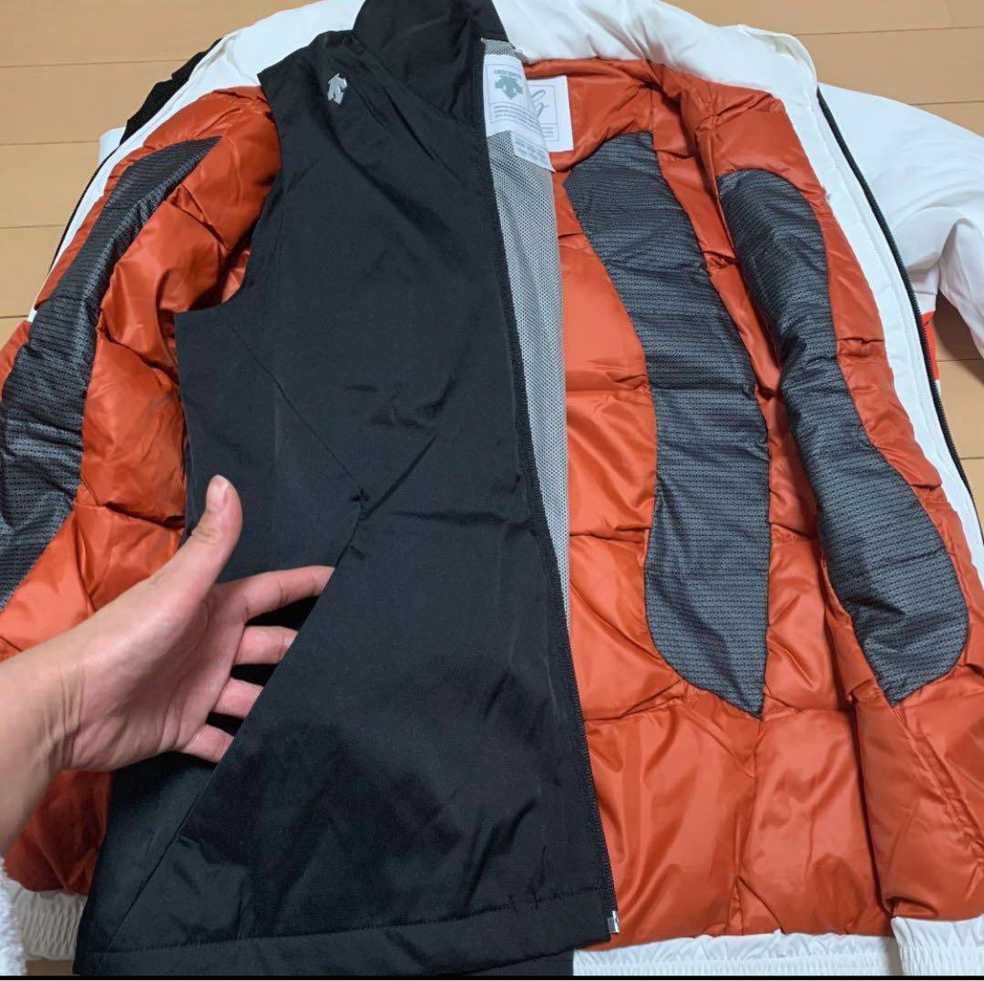 新品M デサントGOLF ベスト付き ダウン90% 6.5万　ジャケット