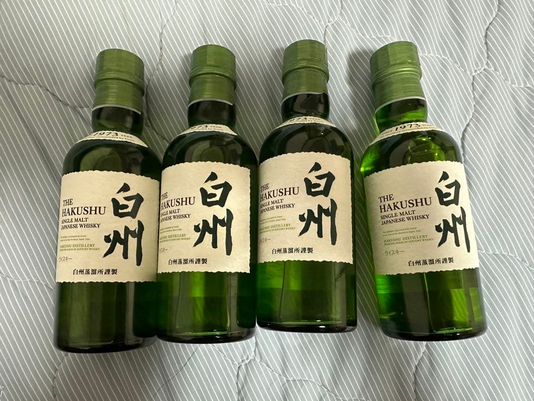白州 シングルモルトウイスキー　180ml 4本
