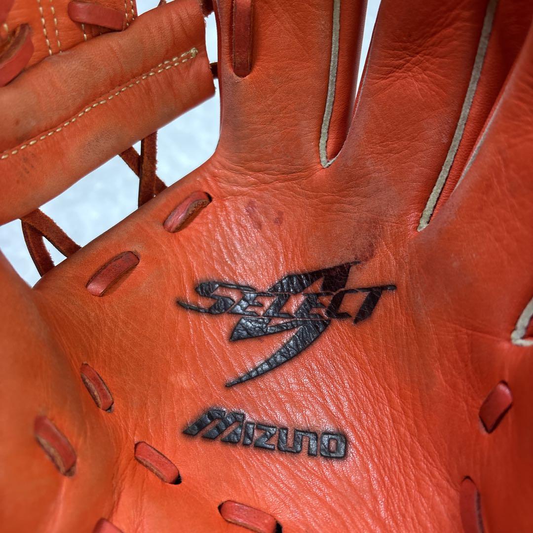 ミズノ セレクトナイン 軟式グローブ　一般　即戦力　オレンジ　大人用　グラブ
