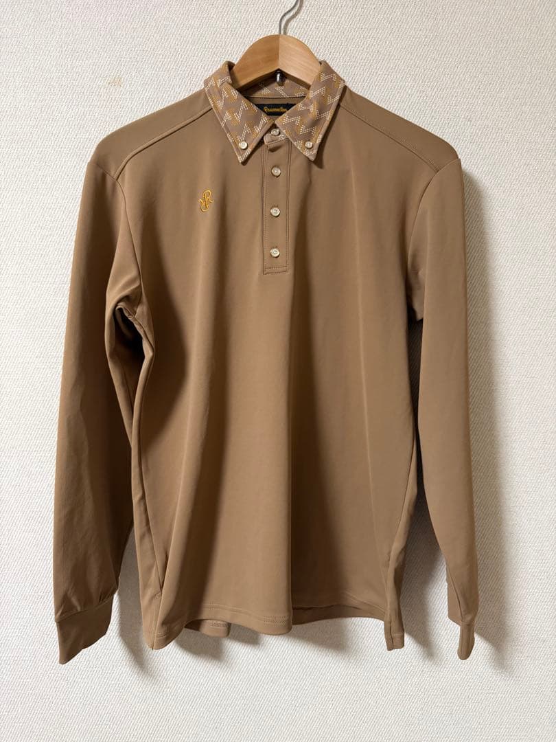 Resurrection 長袖ポロシャツ ブラウン