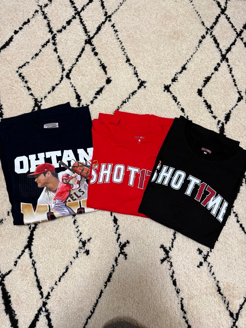 大谷翔平 MVP Tシャツ 3枚セット