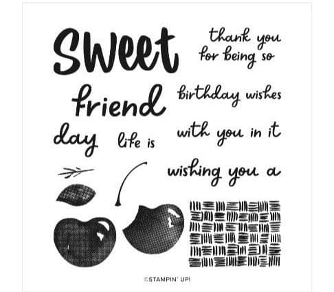 お値下！未使用　さくらんぼパンチとスタンプ　スタンピンアップ　cherry