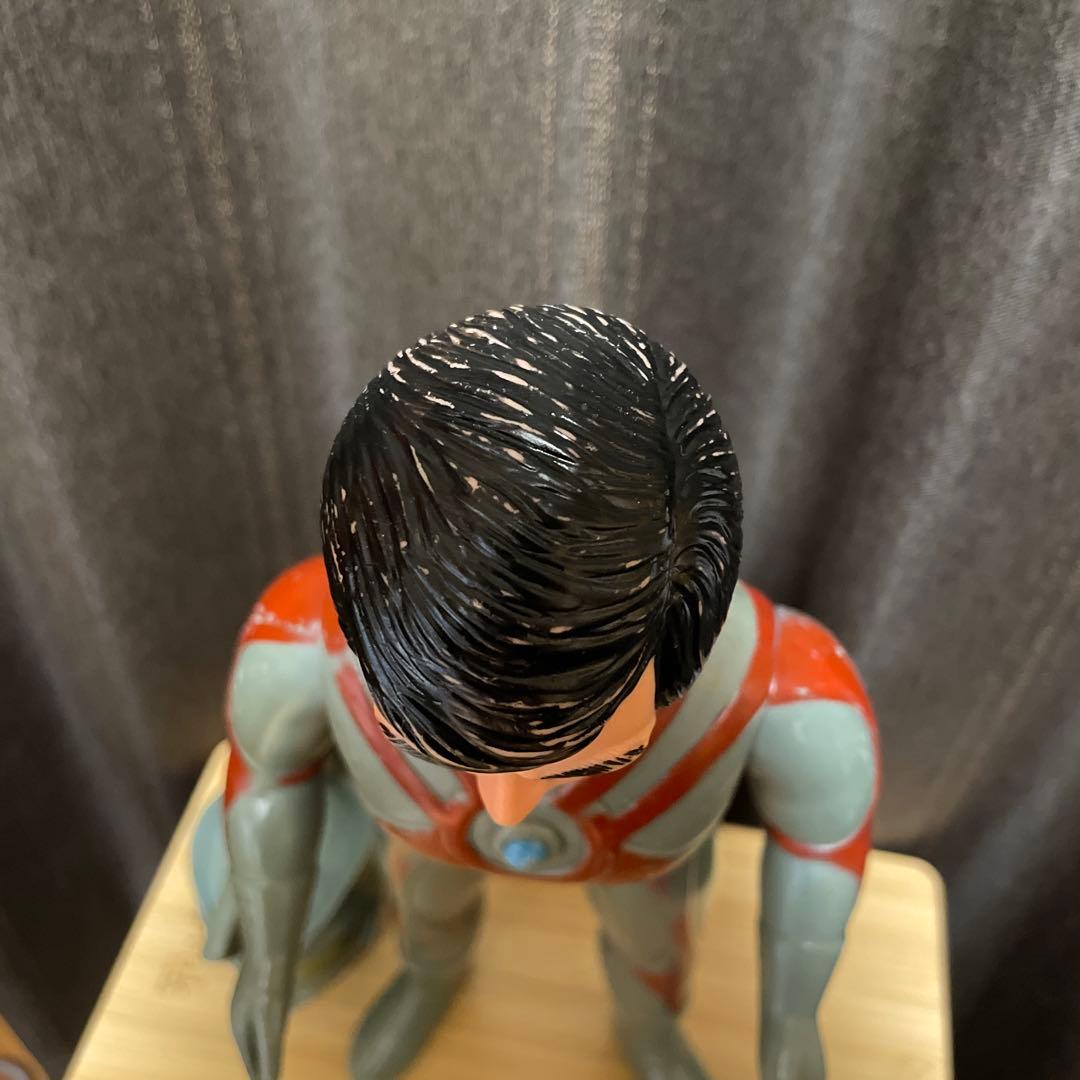 ブルマァク　面取れジャイアントサイズ　ウルトラマンエース　当時物　ソフビ