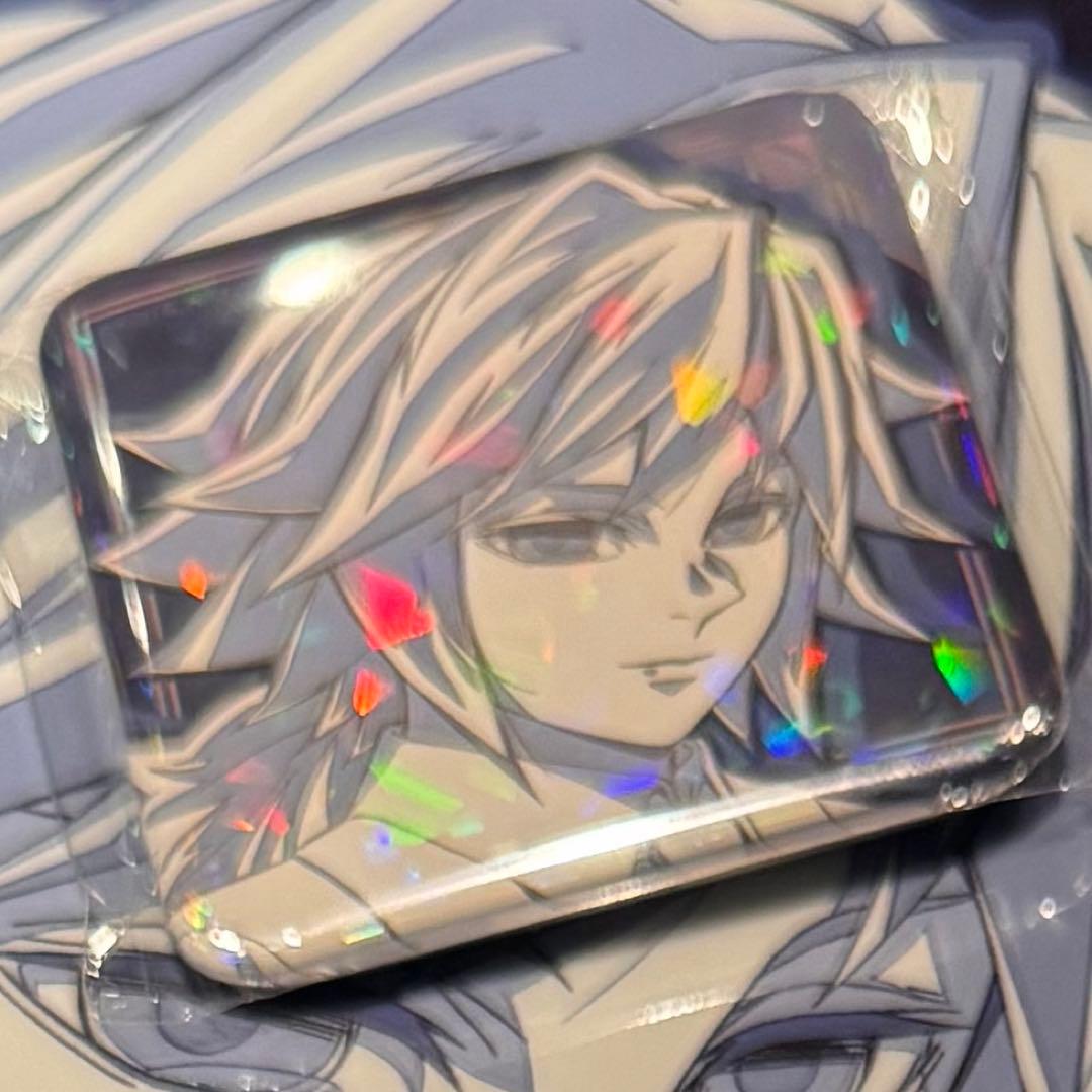 鬼滅の刃 モクテル　第二弾 ロトくじ 冨岡義勇 グリッター缶バッジ