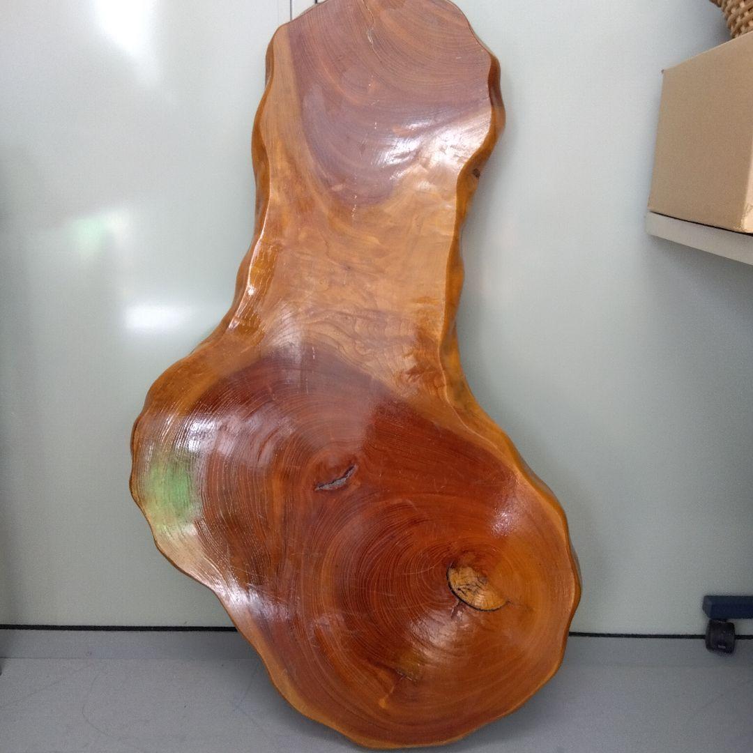 花台　A 　アンティーク　木目　一本木