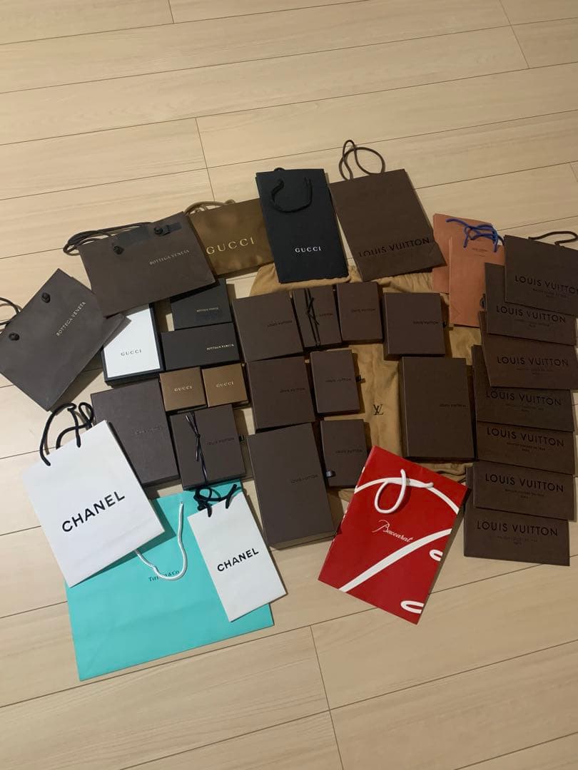 ヴィトン ボッテガ シャネル グッチ ショップバッグ 箱