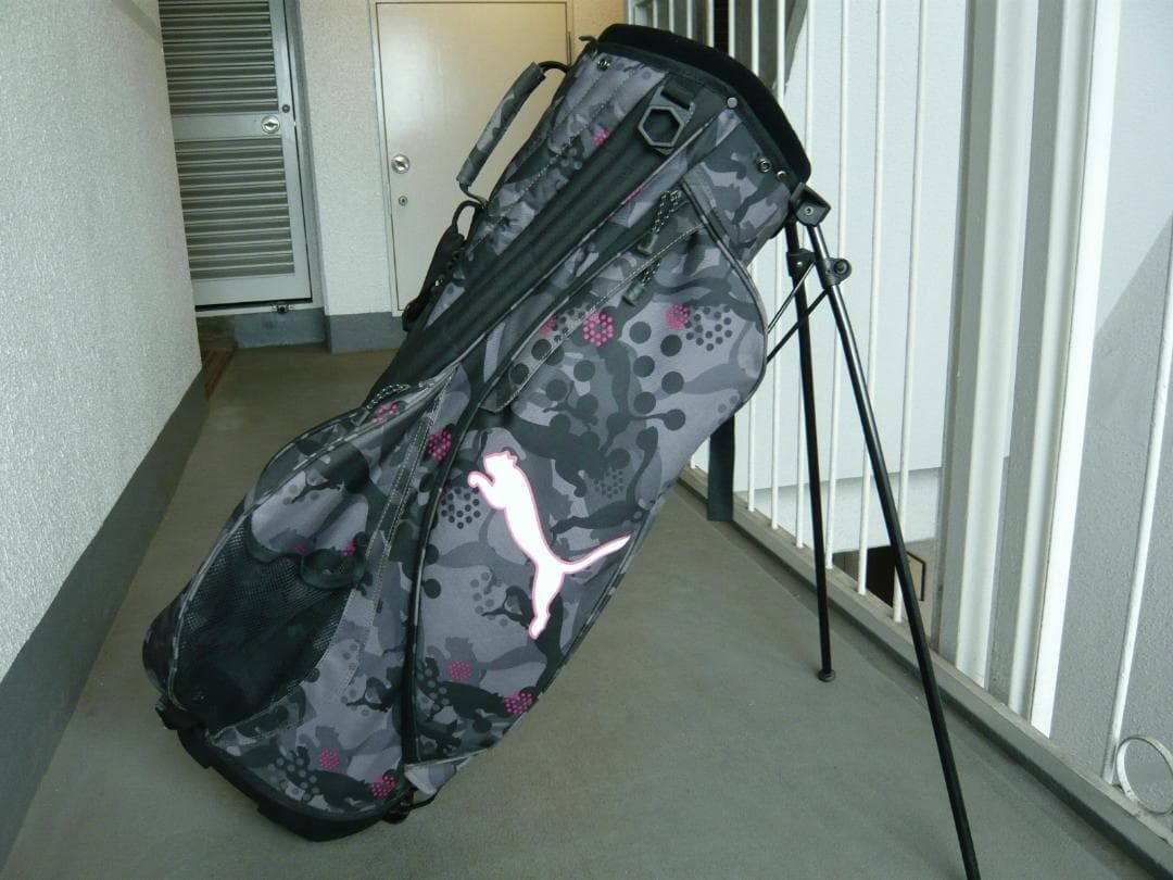 PUMA GOLF プーマ スタンド式 キャディバッグ グレー スタンドバッグ
