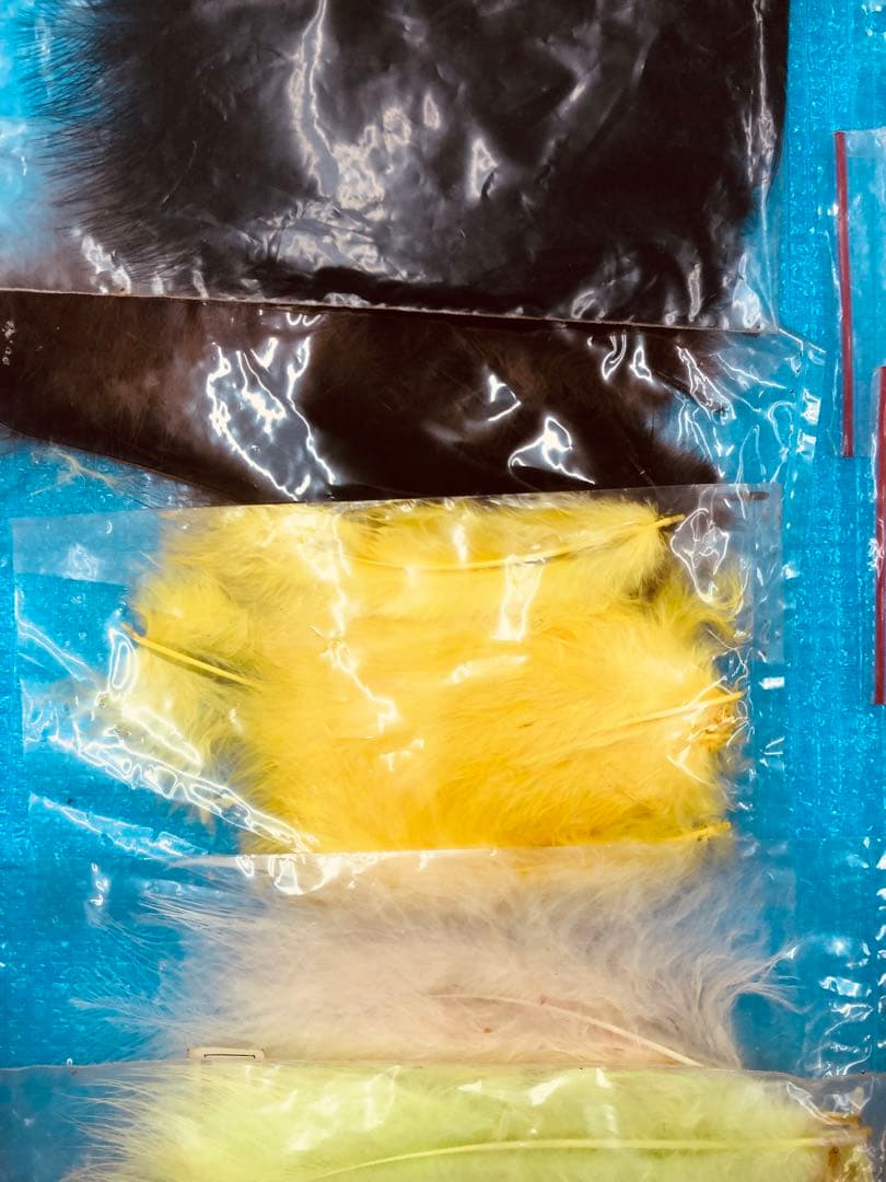 Fly fishing マテリアル 素材 タイイング　針　羽