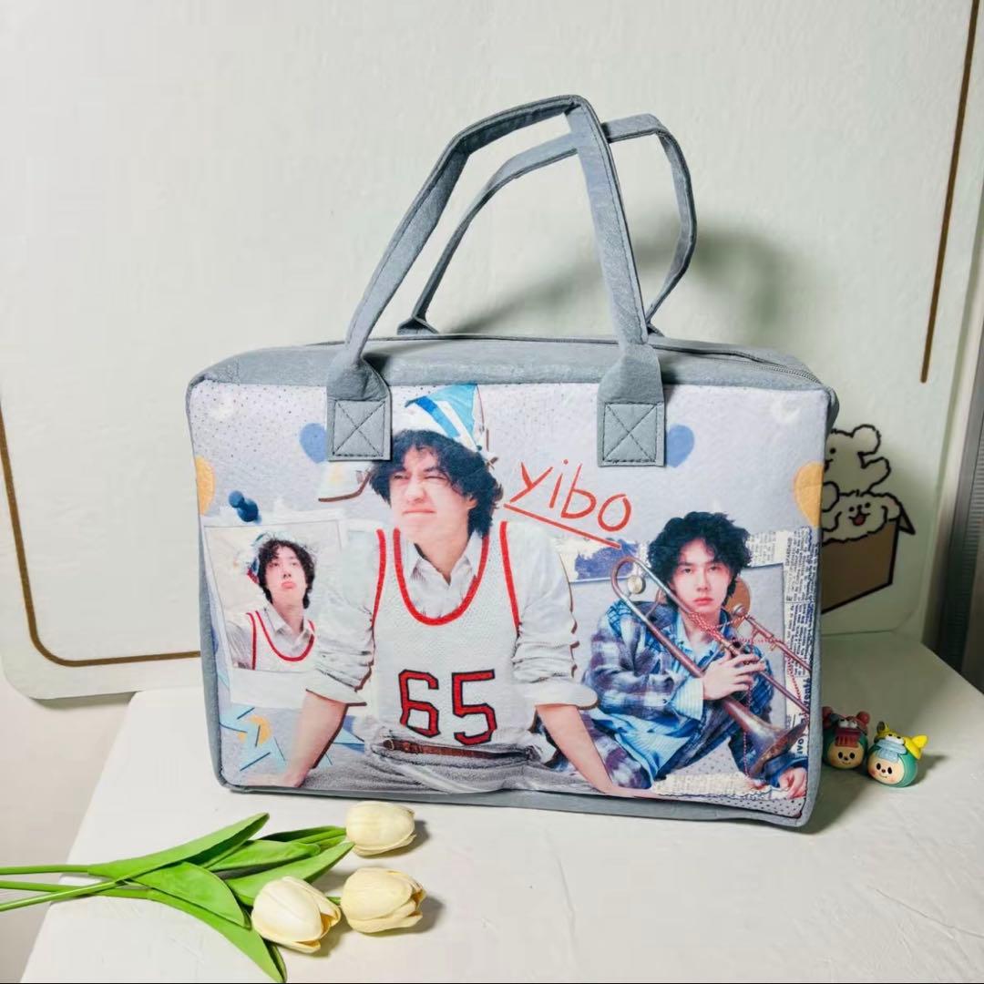 王一博 衣物収納袋&旅行用フェルトバッグ　バッグ❣️5点セット確認用❣️0119