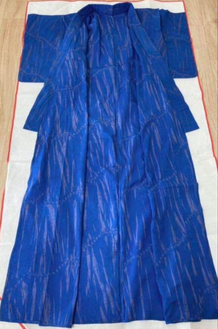 有松絞り 浴衣 夏着物 薄物 蜘蛛絞り 柳絞り