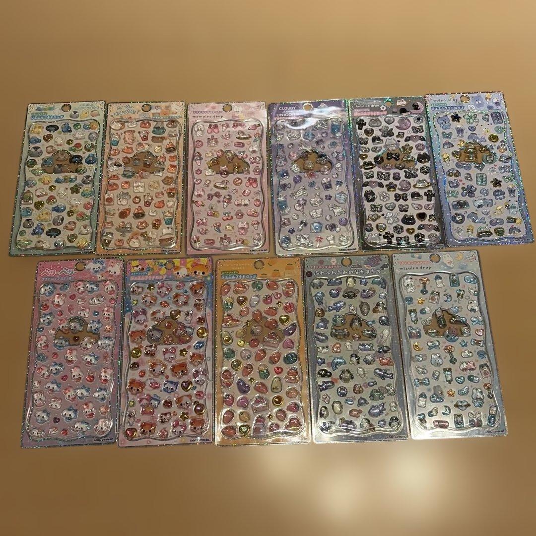 【正規品】カミオジャパン　ジュエルプチドロップ　プチドロップステッカー　ボンドロ