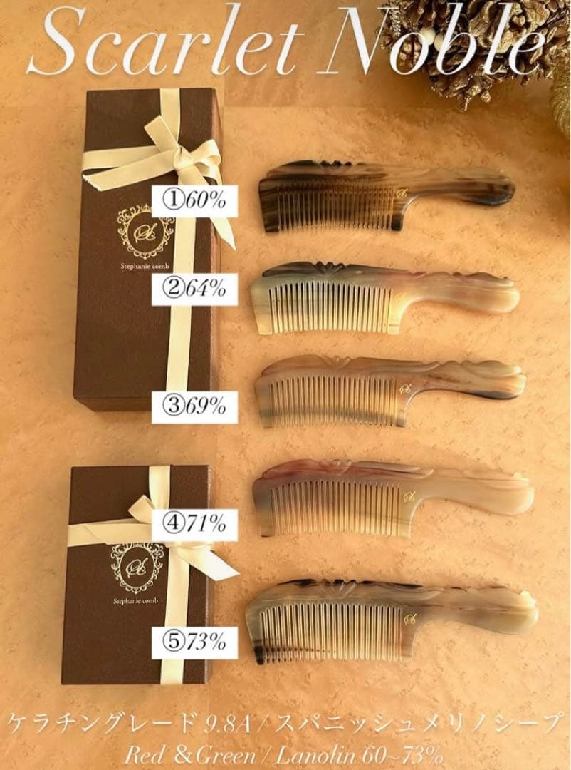 希少品✨究極のリペア ScarletNoble 69% ステファニーコーム 美品