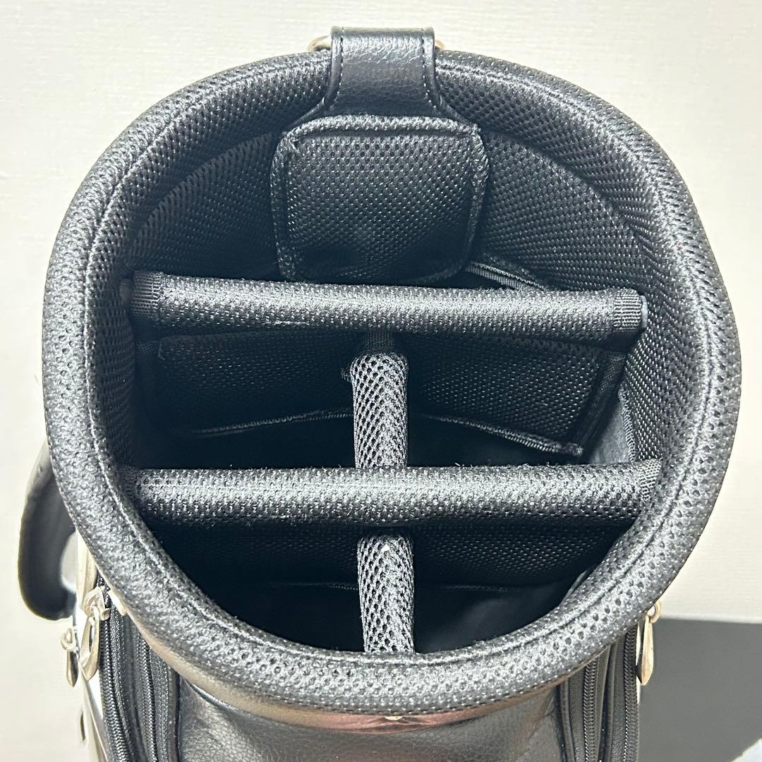 ツアーステージ ViQ 2021 キャディバッグ 9型 ブラック／ホワイト