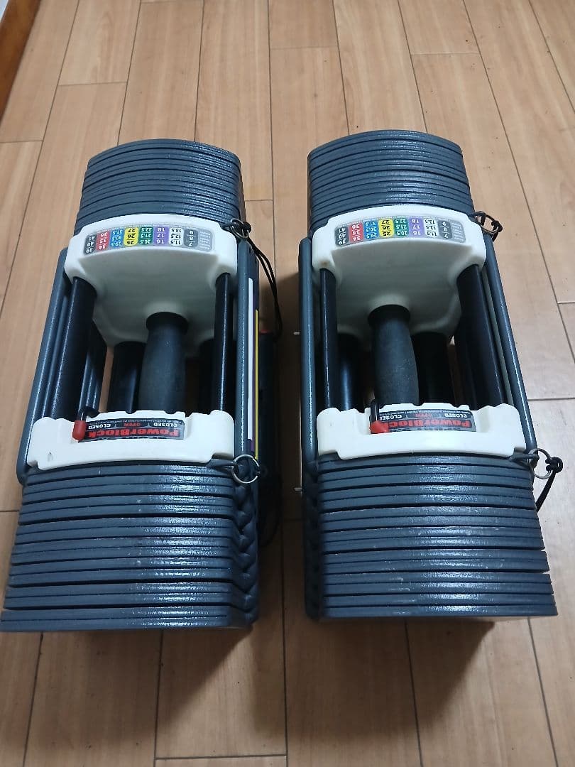 POWERBLOCK パワーブロック 可変式ダンベル 41Kg×2個