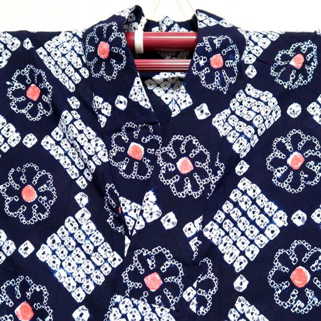 ［w17］浴衣　有松鳴海絞り　割引◎