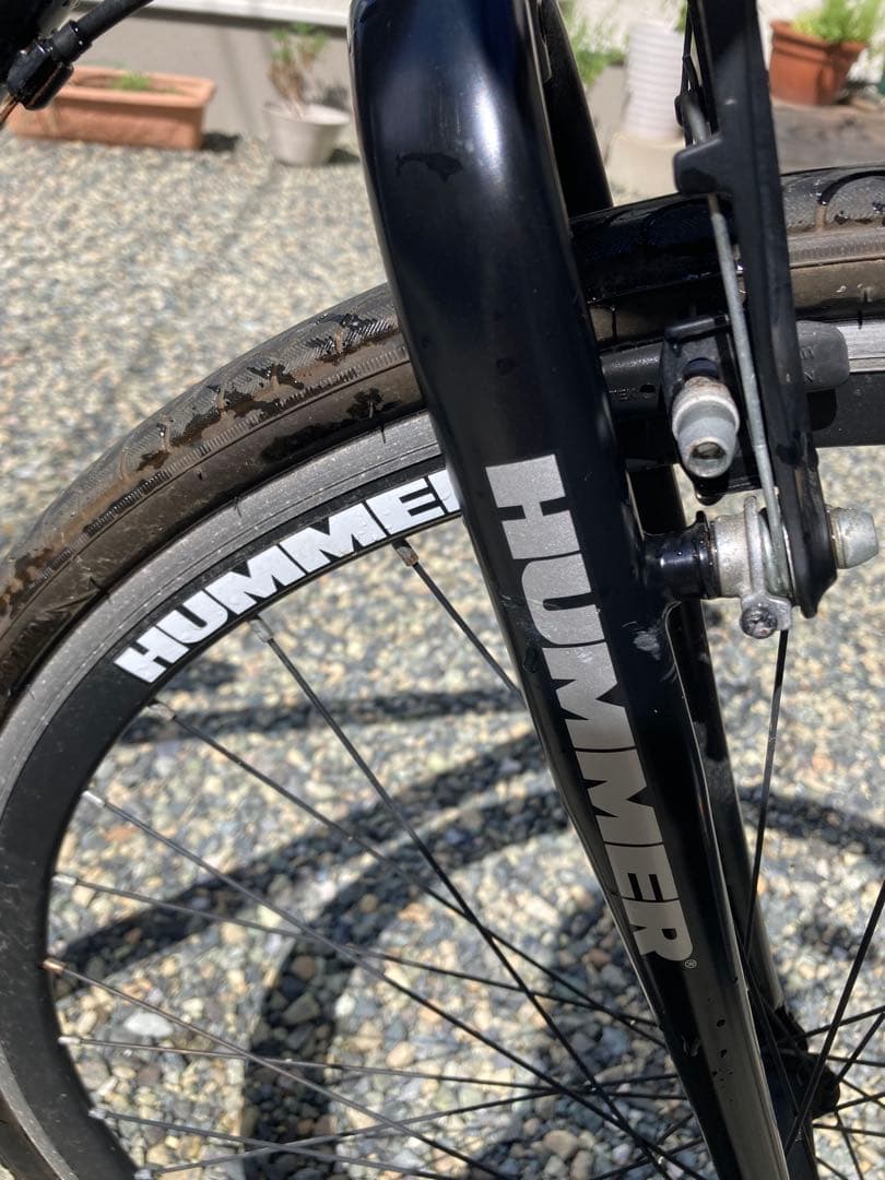 引き取り限定　福岡　HUMMER クロスバイク crb7007s-dk ブラック