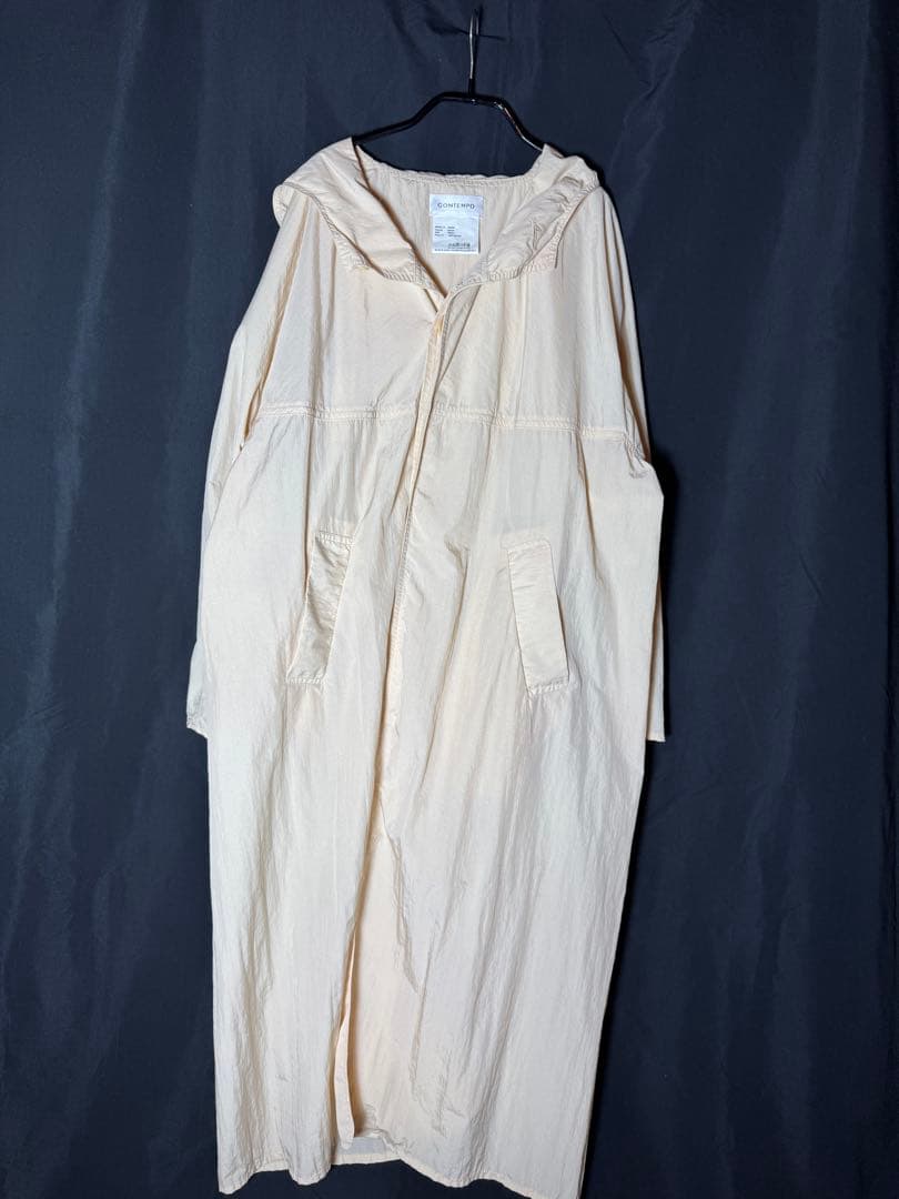 YAECA CONTEMPO ヤエカ**ほぼ新品**フーデッド レイン コート