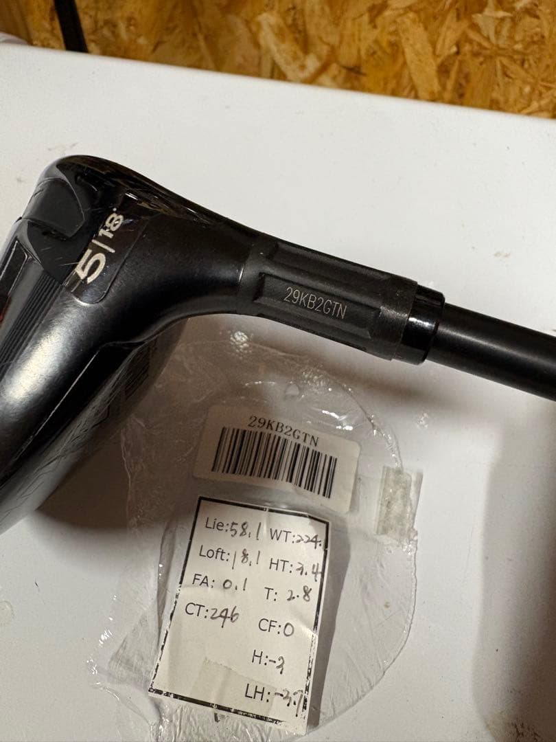 バ*ラ様 支給品　ステルス2 5番ウッド　5W 24 ベンタス　ブラック　6S