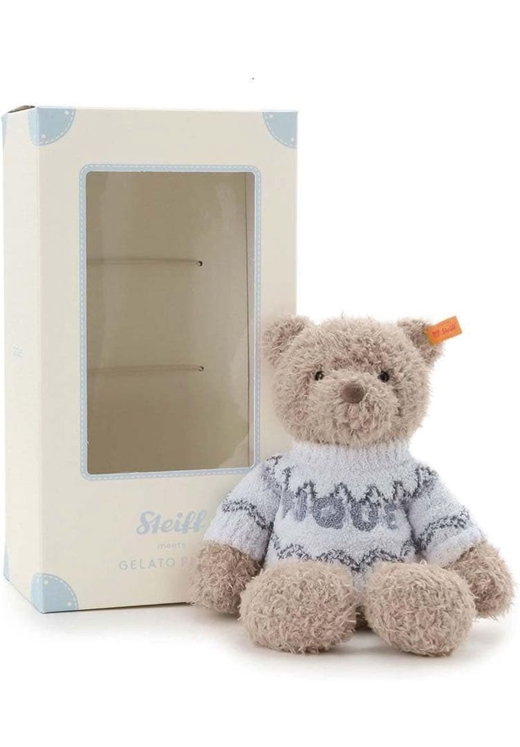 ジェラピケ×シュタイフ セーター付きぬいぐるみ⭐︎一番人気ブルー