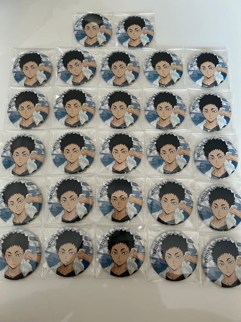 ハイキュー！！極楽湯缶バッジ赤葦京治27個