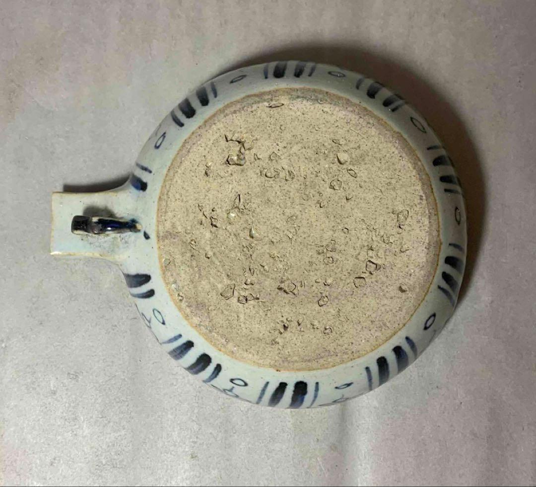 中国 染付花の絵片口　f2250905