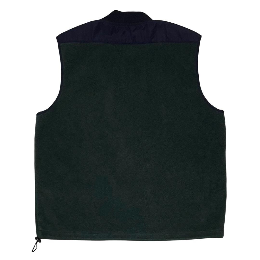 L.L.BEAN ハンティングフリースベスト フルジップ テック ツートン