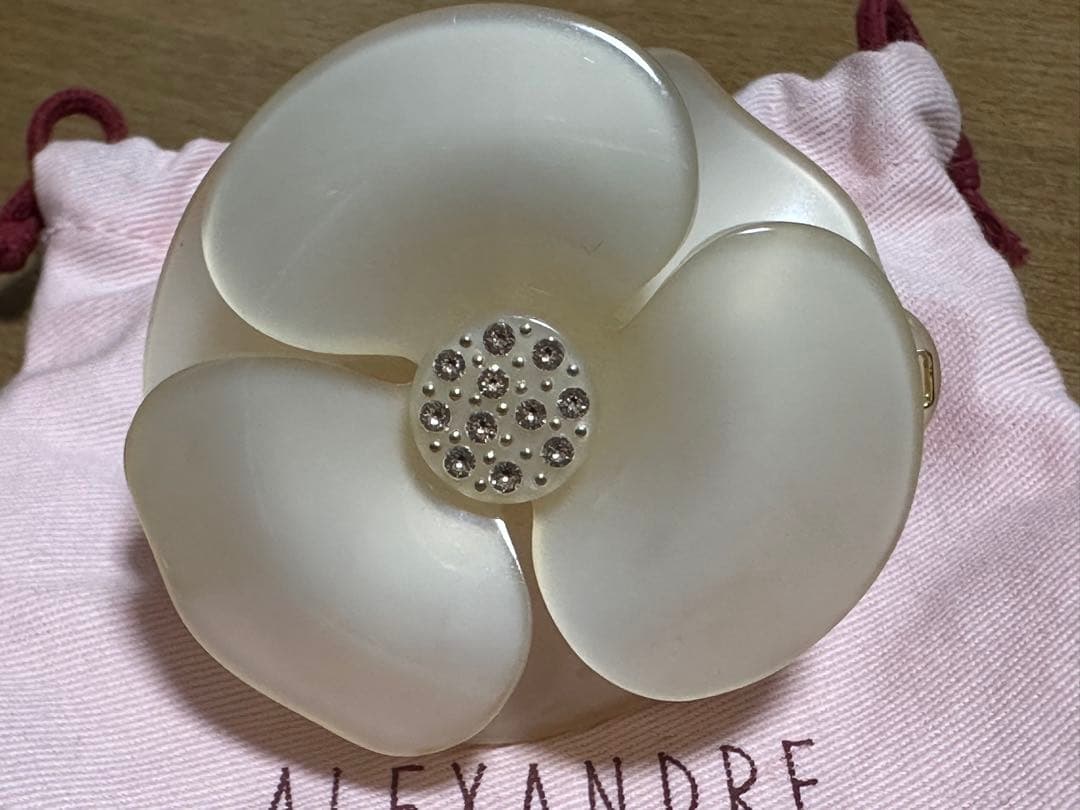 ALEXANDRE de PARIS カメリアバレッタ　アレクサンドルドゥパリ