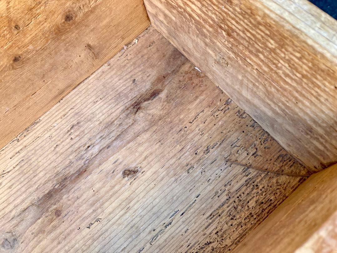 アンティークキャスター付きテーブル