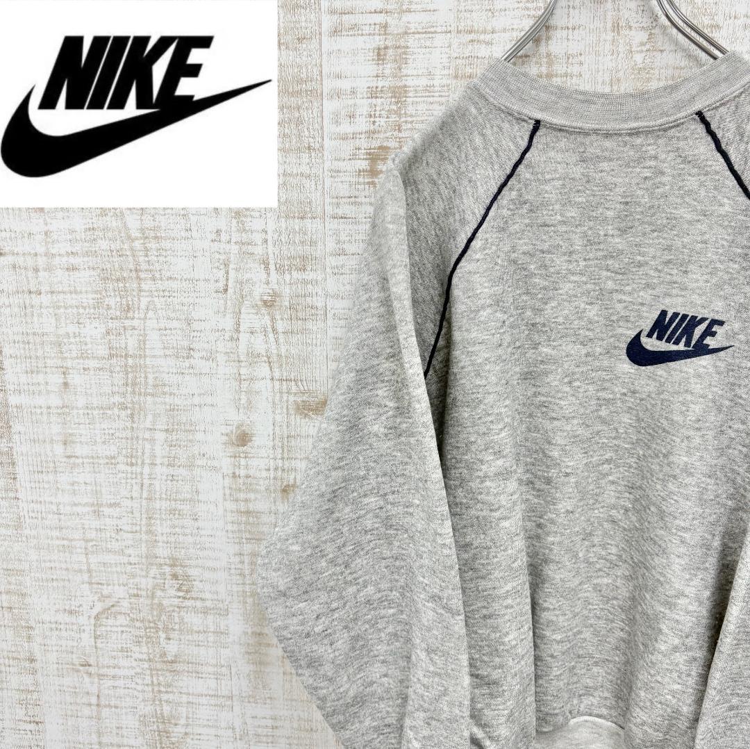 HS116《USA製》ナイキ　スウェットトレーナー　オレンジタグ　70s