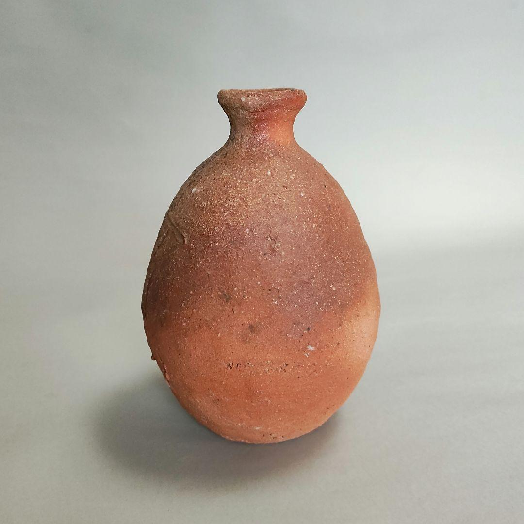 杉本貞光　寺垣外窯　信楽左馬徳利ぐい呑　信楽焼